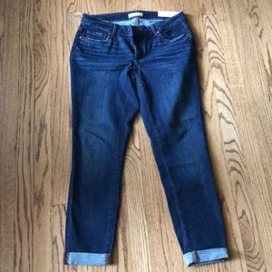 Loft Curvy Skinny Crop jeans